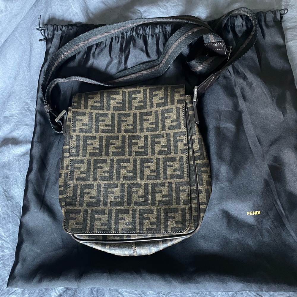 Fendi Men's Brown Crossbody Bag